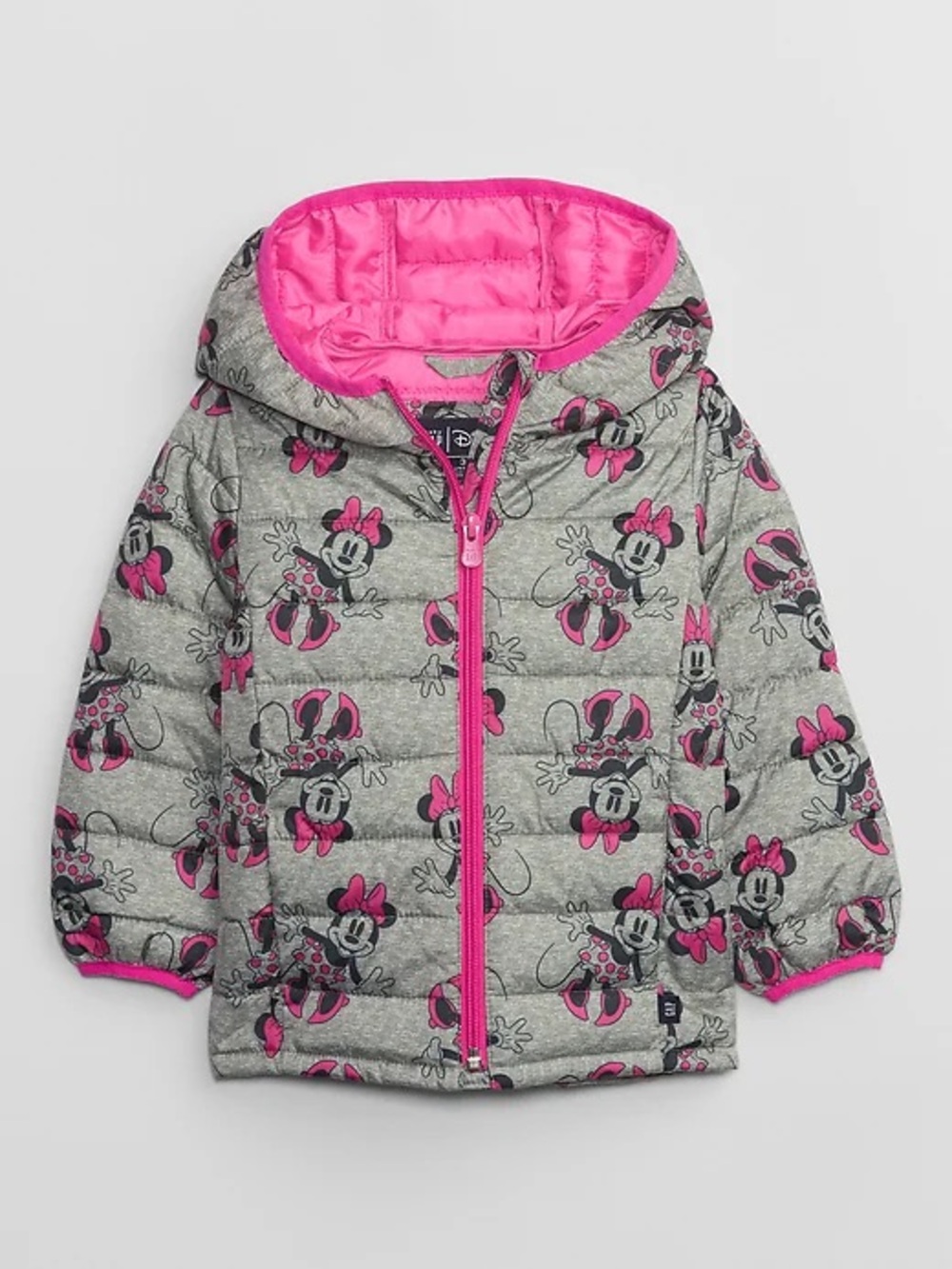 Baby GAP Disney Minnie Mouse ColdControl Puffer Jacket Size 2